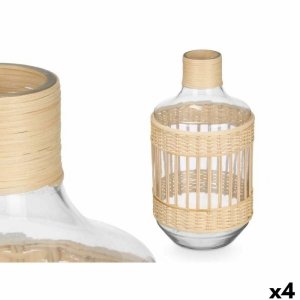 Dekoracyjny dzbanek SG-30553 Przezroczysty Naturalny 18 x 34 x 18 cm (4 Sztuk)