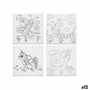 Płótno Pincello 29100258 Drewno Materiał 12 Sztuk