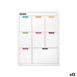 Magnesy Pincello 424 Biały 33,5 x 48 x 0,5 cm Lodówka A3 (12 Sztuk)