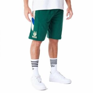 Szorty sportowe New Era NBA Milwaukee Bucks Kolor Zielony