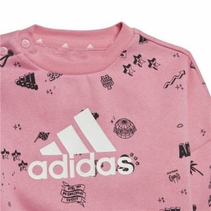 Dres Dziecięcy Adidas I Bluv Q3 Cset Łosoś