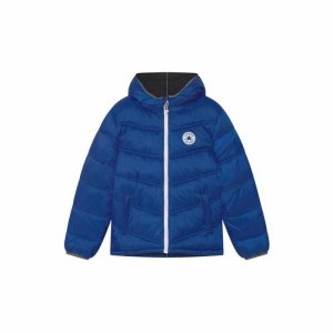 Kurtka Sportowa Dziecięca Converse Niebieski