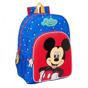 Plecak szkolny Mickey Mouse Clubhouse Good day Niebieski 33 x 42 x 14 cm