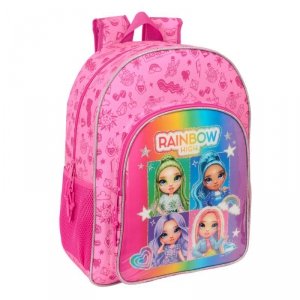 Plecak szkolny Rainbow High Shine Wielokolorowy 33 x 42 x 14 cm