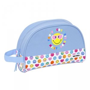 Torba podróżna Smiley Joyful Wielokolorowy Jasnoniebieski Nadające się do recyklingu 28 x 18 x 10 cm