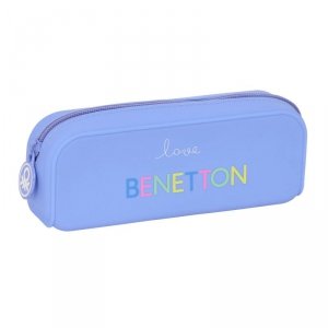 Piórnik Benetton Lila Liliowy 18.5 x 7.5 x 5.5 cm