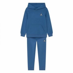 Zestaw Sportowy dla Dziecka Jordan Mj Essentials Flc Po Set Niebieski 2 Części