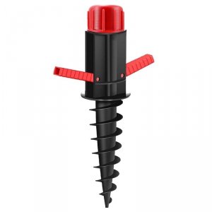 Marbueno Pincho Parasol Plastik Czarny 37x6x6 cm Plaża i Ogród 10505