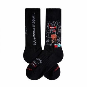 Skarpety Jimmy Lion Basquiat Gem Spa Czarny 36-40