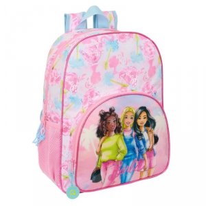 Plecak szkolny Barbie Painterly Różowy Błękitne niebo 33 x 42 x 14 cm
