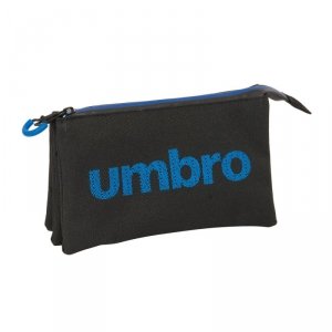 Piórnik Potrójny Kelme Jet black Czarny 22 x 12 x 3 cm