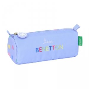 Piórnik Benetton Lila Liliowy 21 x 8 x 7 cm