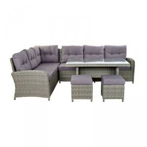 Zestaw Kanapowy ze Stołem DKD Home Decor Zewnętrzny 267 x 204 x 90 cm (4 pcs)