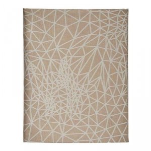 Obrus Kinvara Biały Beżowy Jacquard