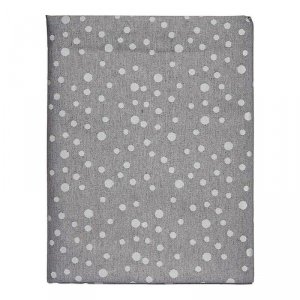 Obrus Kinvara BABEL GRIS 42 Biały Szary Jacquard
