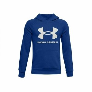 Bluza z kapturem Dziecięca Under Armour Rival Fleece Niebieski