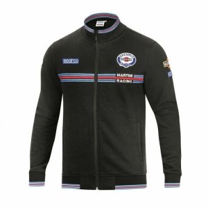 Bluza bez kaptura Męska Sparco Martini Racing Czarny