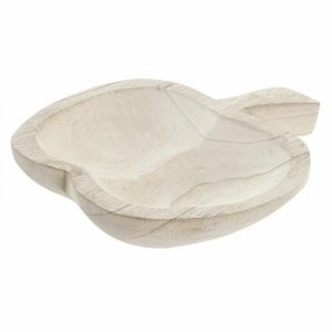 Dekoracja na Stół DKD Home Decor Brązowy Naturalny Boho 28 x 25 x 5 cm