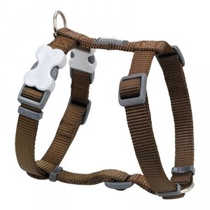Szelki dla psa Red Dingo Gładki 25-39 cm Brązowy