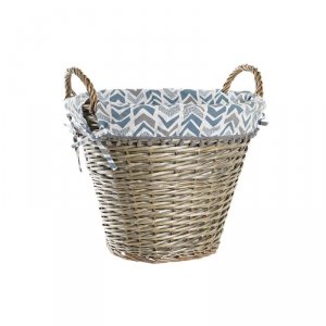 Koszyk DKD Home Decor 44 x 44 x 42 cm Poliester wiklinowy