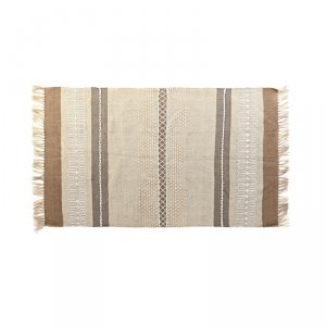 Dywan DKD Home Decor Brązowy Poliester Bawełna (117 x 198 x 0,7 cm)