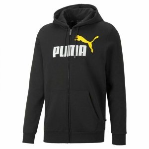 Bluza z kapturem Męska Puma Essentials Two Tone Czarny