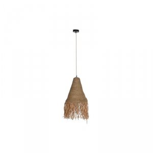 Lampa Sufitowa DKD Home Decor Naturalny Żelazo 50 W Juta (44 x 44 x 67 cm)