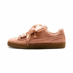 Obuwie Sportowe Damskie Puma Basket Heart Kobieta Łosoś