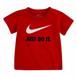 Koszulka z krótkim rękawem dla dzieci Nike Czerwony