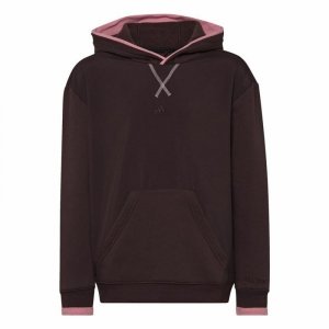 Bluza z kapturem Unisex Adidas All Szn Brązowy