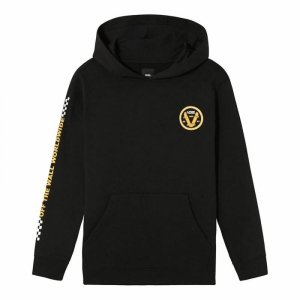Bluza z kapturem Unisex Vans Global Stack Po-B Czarny