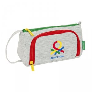 Torba szkolna Benetton Pop Szary 20 x 11 x 8.5 cm