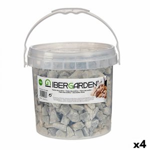 Kamienie dekoracyjne Ibergarden 3KG-GRIS CLARO Jasnoszary 3 Kg (4 Sztuk)