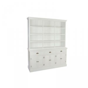 Kredens DKD Home Decor 165 x 37 x 204 cm Jodła Drewno Biały
