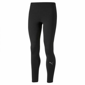 Rajstopy Sportowe Męskie Puma Brushed 7/8 Czarny