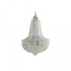 Lampa Sufitowa DKD Home Decor Metal Biały