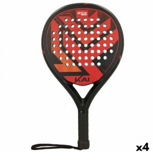 Rakieta do squasha Aktive Czarny/Czerwony (4 Sztuk)