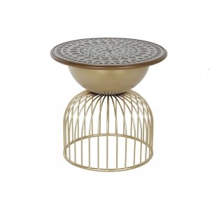 Stolik DKD Home Decor 55,5 x 55,5 x 53 cm Jodła Metal