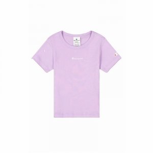 Koszulka z krótkim rękawem dla dzieci Champion Crewneck Lawenda