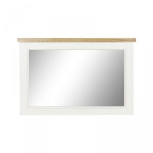Lustro ścienne DKD Home Decor Brązowy Beżowy Romantyczny 90 x 4 x 60 cm