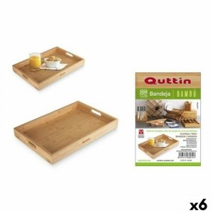 Taca Quttin 62326 Bambus 40 x 27 x 4,6 cm (6 Sztuk)