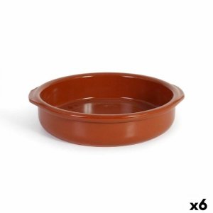 Garnek Azofra Terakota 26 x 24,5 x 6 cm (6 Sztuk)