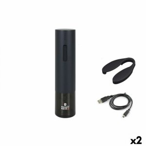 Korkociąg Elektryczny Percutti Nero Czarny (2 Sztuk)