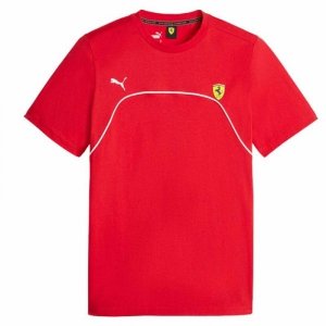 Koszulka z krótkim rękawem Męska Puma Ferrari Race Czerwony