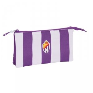 Piórnik Podwójny Real Valladolid C.F. Fioletowy 22 x 12 x 3 cm