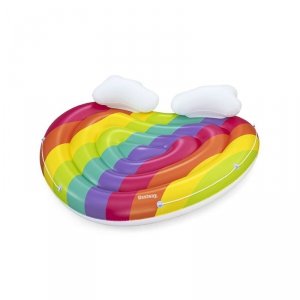 Bestway Arcoiris Wyspa Pływająca Nadmuchiwana 175x163 cm Plaża i Basen 43722
