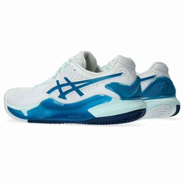 Buty damskie do tenisa Asics Gel-Resolution 9 Clay Mujer Biały
