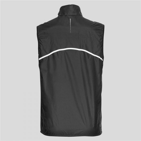 Kamizelka sportowa Unisex Odlo Zeroweight Czarny Wielokolorowy