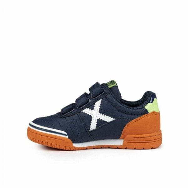 Buty dziecięce do piłki salowej Munich G-3 Kid Vco Profit Niebieski Granatowy