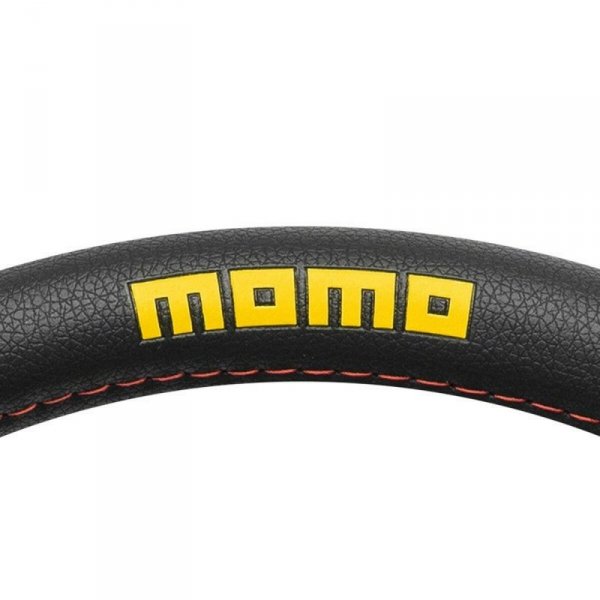 Pokrowiec na Kierownicę MOMO MOMLSWC0LAPBR Czarny/Czerwony Ø 38-39 cm